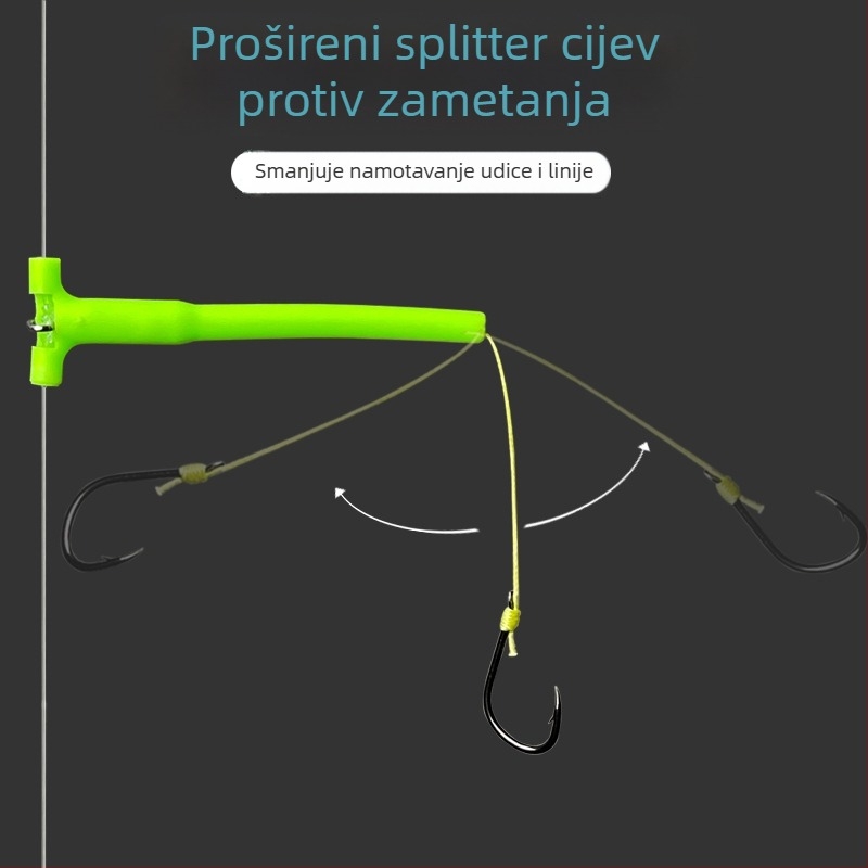 Lov Novi set za ribolov s udicom protiv namotavanja, set za morski štap, Isekin rukav, Maru World, posebna udica za morski ribolov