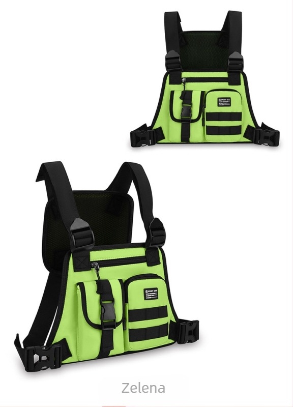 Muška jarka boja, jednostavna lagana torba za prsa, torba za mobitel, modni sportski stil, europski i američki trendi, muška torba, prekogranična muška torba