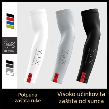 Novi muški i ženski ljetni rukavi s kremom za sunčanje Ice Sleeve, tanki rukavi za ruke za vožnju motocikla, prozračni rukavi od ledene svile