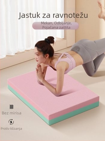 Mekana podloga za ravnotežu, ravna podloga za potporu, rehabilitacijska stabilna podloga za laktove, mekani kolaps, mekana sofa, protuklizna prostirka za trening jezgre kod kuće