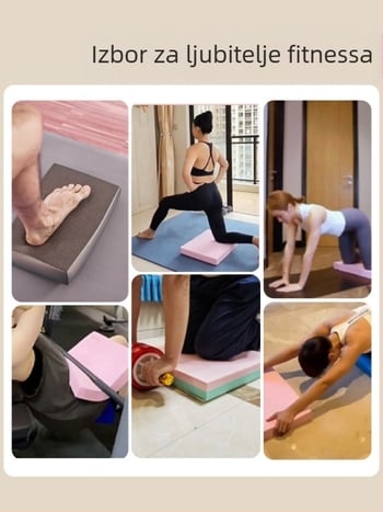 Mekana podloga za ravnotežu, ravna podloga za potporu, rehabilitacijska stabilna podloga za laktove, mekani kolaps, mekana sofa, protuklizna prostirka za trening jezgre kod kuće