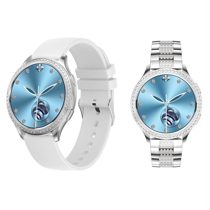 Lagani luksuzni ženski dijamantni AK53 pametni sat 1,32 inča Bluetooth poziv otkucaji srca zdravi sportski prekogranična vanjska trgovina japanski