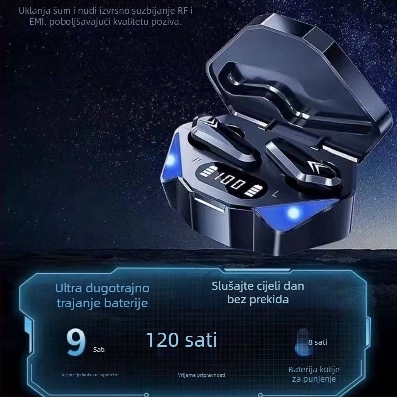 P36 Igraće slušalice E-sport slušalice s malim kašnjenjem i dugom izdržljivošću, TWS Actions X15 Bluetooth slušalice za e-sport