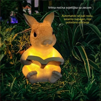 Prekogranična Amazon solarna zečja svjetiljka za vanjsko dvorište, vodootporna svjetiljka za tlo, proizvođač smolastih obrtničkih krajobraznih svjetiljki