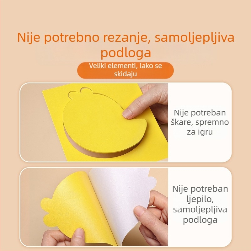 Dječje ručno rađene DIY 3D stereo Eva naljepnice princeza vrtić proizvodni materijal paket za djevojčice edukativne naljepnice igračke