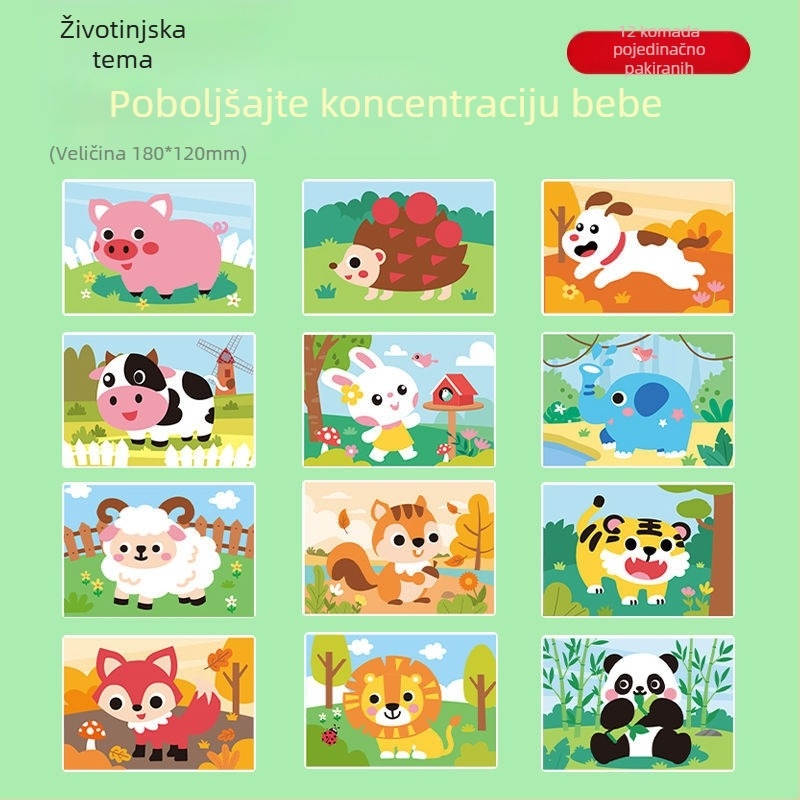 Dječje ručno rađene DIY 3D stereo Eva naljepnice princeza vrtić proizvodni materijal paket za djevojčice edukativne naljepnice igračke