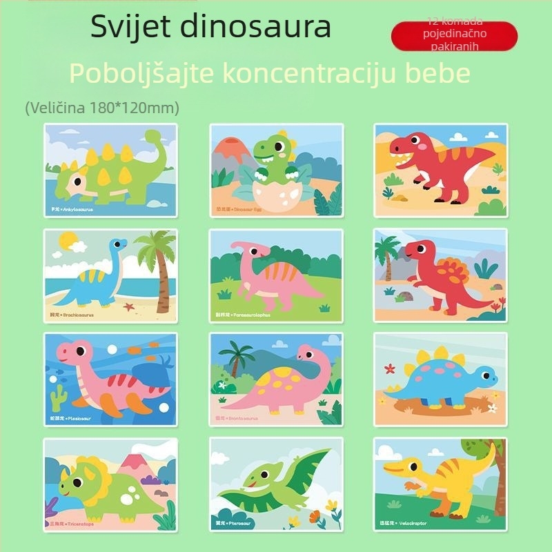 Dječje ručno rađene DIY 3D stereo Eva naljepnice princeza vrtić proizvodni materijal paket za djevojčice edukativne naljepnice igračke