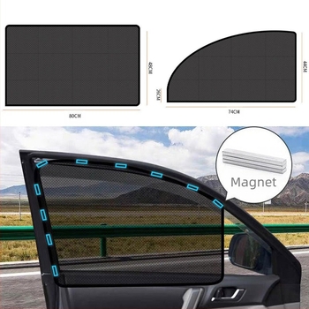 Automobilska sjenilo otporno na sunce, magnetska sklopiva zavjesa za sunce, toplinska izolacija, ventilacijska mrežasta zavjesa, zavjesa za automobil otporna na komarce