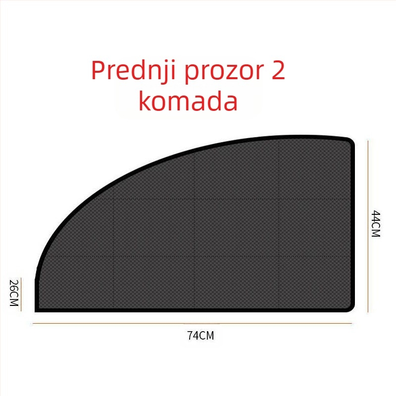Automobilska sjenilo otporno na sunce, magnetska sklopiva zavjesa za sunce, toplinska izolacija, ventilacijska mrežasta zavjesa, zavjesa za automobil otporna na komarce