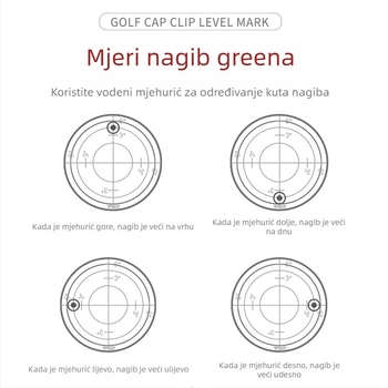 Pgm golf pribor Libela za kopču za šešire Magnetna kopča za šešire Oznaka za loptice Izravna prodaja iz tvornice