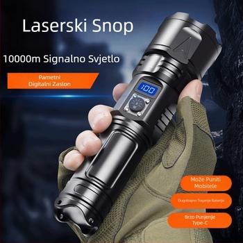 Prekogranična aluminijska legura LED jako svjetlo punjiva vanjska svjetiljka sigurnosni čekić kućna višenamjenska prijenosna svjetiljka