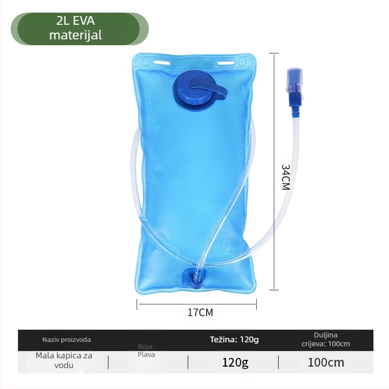 Prijenosna sklopiva torba za pitku vodu za vanjsku upotrebu, biciklizam, kampiranje, planinarenje, trčanje, veliki kapacitet, sportska torba za pohranu vode