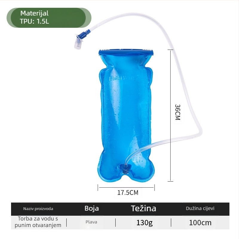 Prijenosna sklopiva torba za pitku vodu za vanjsku upotrebu, biciklizam, kampiranje, planinarenje, trčanje, veliki kapacitet, sportska torba za pohranu vode