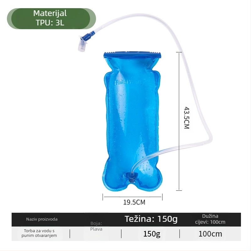 Prijenosna sklopiva torba za pitku vodu za vanjsku upotrebu, biciklizam, kampiranje, planinarenje, trčanje, veliki kapacitet, sportska torba za pohranu vode