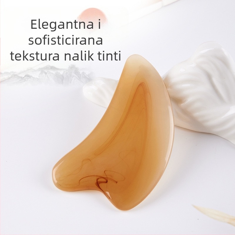 Imitacija roga, strugač za nos, ljepota, akupunkturna masaža lica, nosna greda, visoko trljanje, povlačenje ušiju, štapić za akupunkturne točke meridijana, štapić za ugušivanje lica