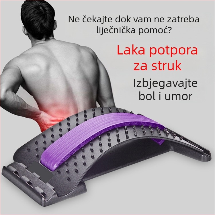 Uređaj za umirivanje lumbalnog dijela tijela, lumbalni masažer, oprema za fitness u zatvorenom prostoru, lumbalna potpora, tvornica istezanja i trakcije