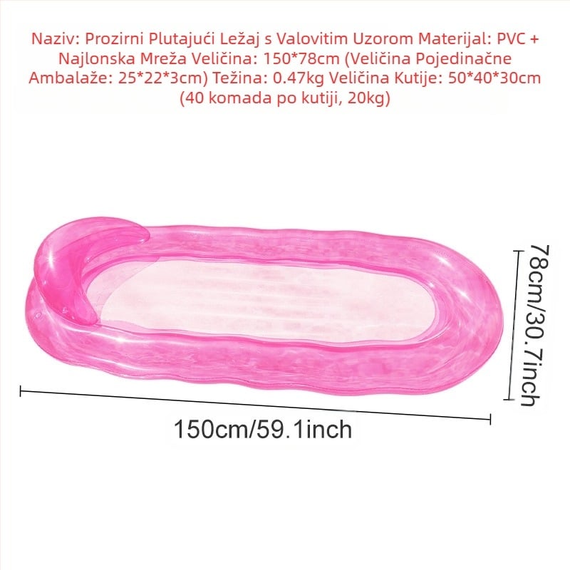 Napuhavanje za odrasle, plutajuća i odvodna viseća ležaljka, plutajući krevet s crtanim životinjama, plutajući nosač s jednorogom, prsten za plivanje za odrasle