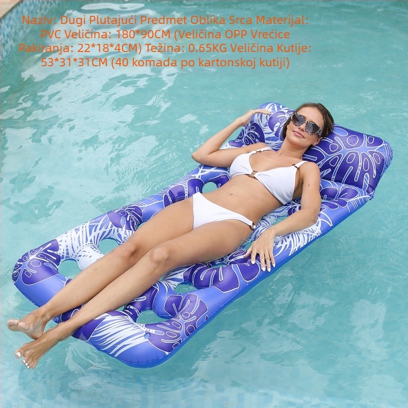 Napuhavanje za odrasle, plutajuća i odvodna viseća ležaljka, plutajući krevet s crtanim životinjama, plutajući nosač s jednorogom, prsten za plivanje za odrasle