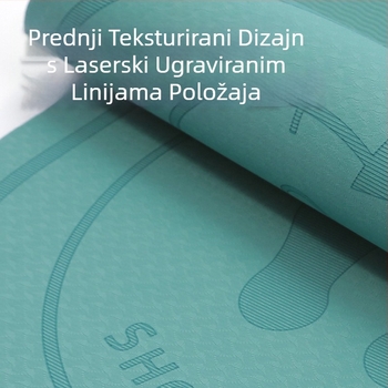 TPE prostirka za jogu, plesna posebna zadebljana ovalna nijema protuklizna prostirka za preskakanje užeta, sportska fitness prostirka za preskakanje užeta s velikim užetom