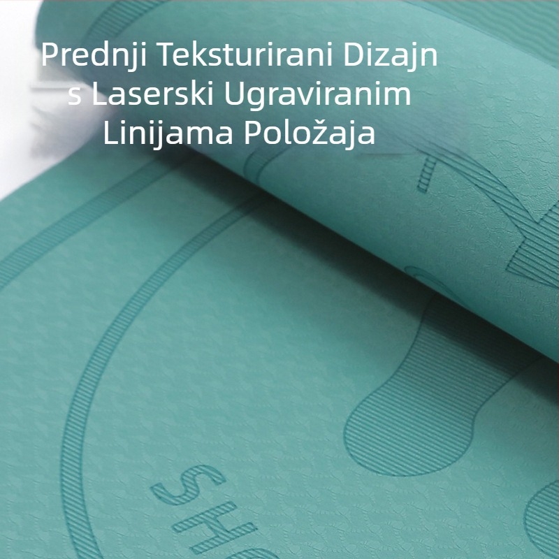 TPE prostirka za jogu, plesna posebna zadebljana ovalna nijema protuklizna prostirka za preskakanje užeta, sportska fitness prostirka za preskakanje užeta s velikim užetom