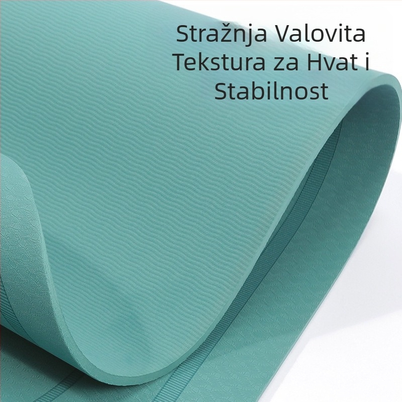 TPE prostirka za jogu, plesna posebna zadebljana ovalna nijema protuklizna prostirka za preskakanje užeta, sportska fitness prostirka za preskakanje užeta s velikim užetom