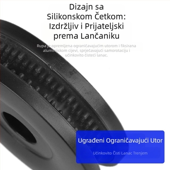 Držač lanca virtualni zamašnjak bicikla za pranje lanca brdskog i cestovnog bicikla i dovod ulja integrirani uređaj za fiksiranje lanca s dvostrukim diskom
