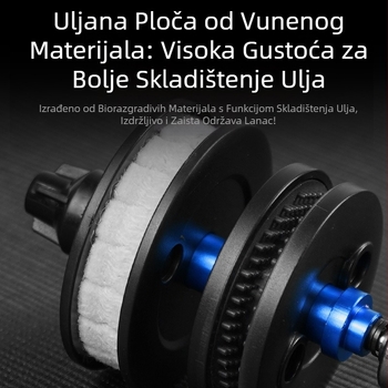 Držač lanca virtualni zamašnjak bicikla za pranje lanca brdskog i cestovnog bicikla i dovod ulja integrirani uređaj za fiksiranje lanca s dvostrukim diskom