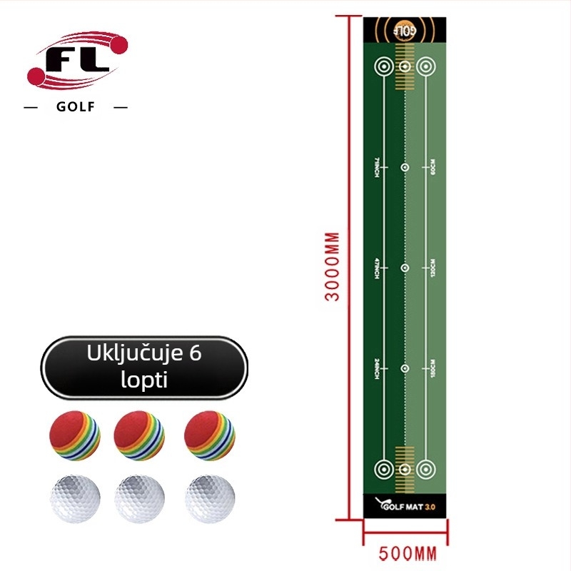 Izravna prodaja iz tvornice, unutarnji golf, sprava za vježbanje stavljanja, podloga za vježbanje udaranja, set podloga za golf