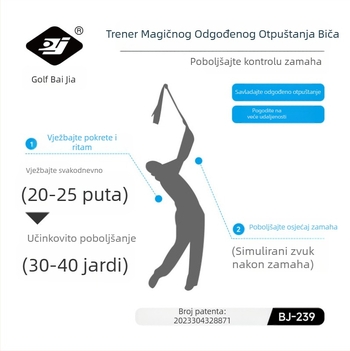 Parkson Golf Swing Trainer Swing Secret Magic Whip Patent br. 2023304328871 Patentni dizajn