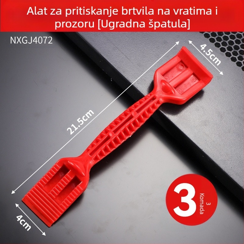 Gumena traka Artifakt kožna traka Lopata s pritisnim kotačem Valjak Gumena traka Sustav lopata Podešavanje razmaka vrata i prozora Pomoćni alat za ugradnju
