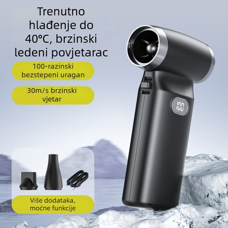 Kanalni ventilator velike brzine od 110 000 okretaja u minuti, turbo motor ventilatora CrossBorder Violent, sušilo za kosu sa 100 brzina Violent