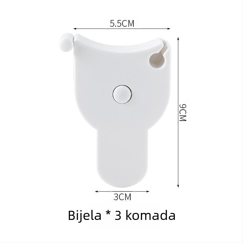 Prekogranično mjerenje mekog ravnala s tri opsega, automatsko mjerenje fitnessa, ravnalo za opseg tijela, ravnalo za mjerenje opsega struka, opsega nogu, mjerna traka za kućanstvo, mjerna traka