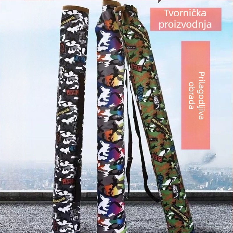 Proizvođačeva sklopiva torba za štap za pecanje, vodootporna, brzosušeća torba od Oxford tkanine za kišobran, višenamjenska torba za ribolovni pribor, torba za ribolovni pribor