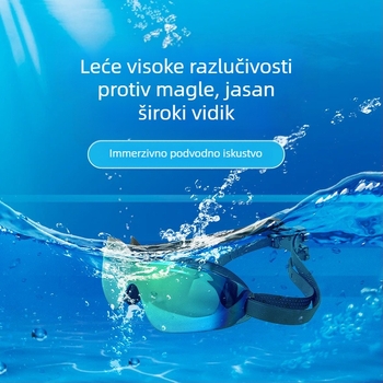 Obo prekogranične naočale za odrasle veleprodaja HD vodootporne naočale za plivanje protiv zamagljivanja galvanizirane šarene naočale za ronjenje