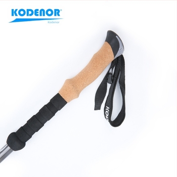 Kedeno Outdoor Kdn-001 Teleskopski štap za hodanje od karbonskih vlakana s tri dijela, vanjskim zaključavanjem, sklopivi štap za planinarenje, lagani