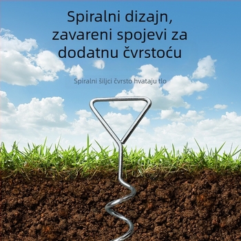 Ekskluzivna prekogranična opskrba od proizvođača: spiralni čavli za podlogu, čavli za podlogu za trampolin, čavli za podlogu za kampiranje, pričvršćivači čavli za podlogu za šatore, kampiranje