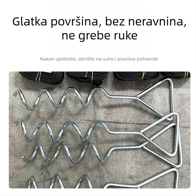 Ekskluzivna prekogranična opskrba od proizvođača: spiralni čavli za podlogu, čavli za podlogu za trampolin, čavli za podlogu za kampiranje, pričvršćivači čavli za podlogu za šatore, kampiranje