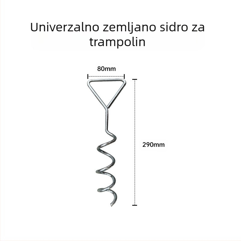 Ekskluzivna prekogranična opskrba od proizvođača: spiralni čavli za podlogu, čavli za podlogu za trampolin, čavli za podlogu za kampiranje, pričvršćivači čavli za podlogu za šatore, kampiranje
