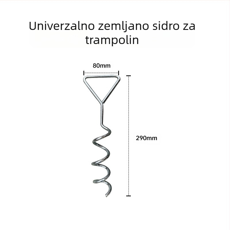 Ekskluzivna prekogranična opskrba od proizvođača: spiralni čavli za podlogu, čavli za podlogu za trampolin, čavli za podlogu za kampiranje, pričvršćivači čavli za podlogu za šatore, kampiranje