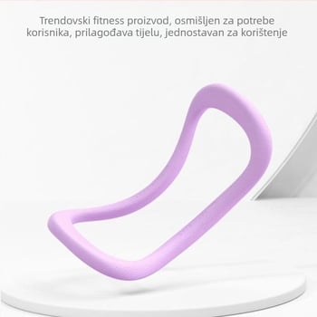 Prsten za jogu s otvorenim ramenima i leđima, prsten za istezanje i opuštanje u fitnessu, pilates TPR prsten za istezanje meke fascije, prsten za fitness
