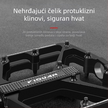 Tvornica veleprodaje pedala za planinski cestovni bicikl od aluminijske legure, neklizajuća pedala s proširenim čavlima, pribor za bicikle