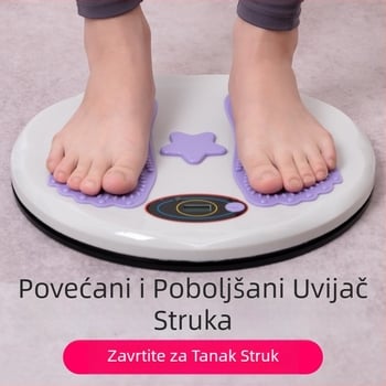 Veliki magnetski stroj za masažu struka, kućni inteligentni stroj za brojanje, stroj za uvijanje struka, fitness masaža stopala, vježbanje, fitness stroj za okretanje struka