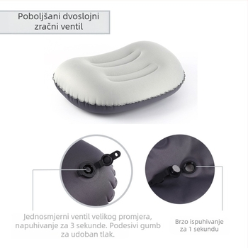 Internet slavna osoba na otvorenom kampiranje na napuhavanje jastuk putna zaštita za vrat napuhavanje jastuk lagani uredski jastuk za pauzu za ručak veleprodaja