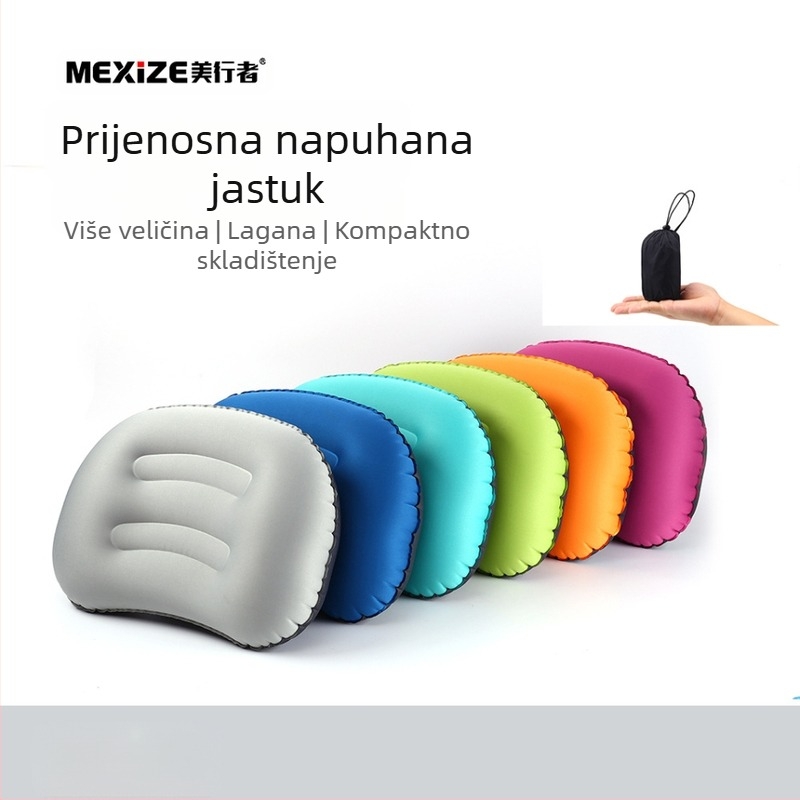 Internet slavna osoba na otvorenom kampiranje na napuhavanje jastuk putna zaštita za vrat napuhavanje jastuk lagani uredski jastuk za pauzu za ručak veleprodaja
