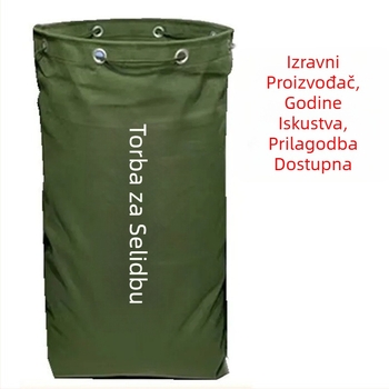 Iznimno veliki kapacitet debele platnene torbe, torba za ekspresni prijenos, logistički transport, torba za odjeću, jaka kvadratna torba za pohranu