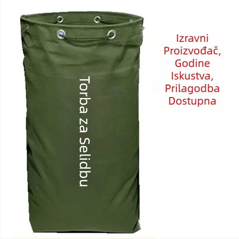 Iznimno veliki kapacitet debele platnene torbe, torba za ekspresni prijenos, logistički transport, torba za odjeću, jaka kvadratna torba za pohranu