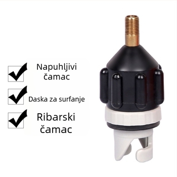Izravna prodaja iz tvornice, SUP prenamjenska glava, daska za surfanje, kajak, jurišni čamac, napuhani prenamjenski zglob, ventilacijska mlaznica