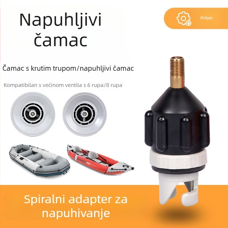 Izravna prodaja iz tvornice, SUP prenamjenska glava, daska za surfanje, kajak, jurišni čamac, napuhani prenamjenski zglob, ventilacijska mlaznica