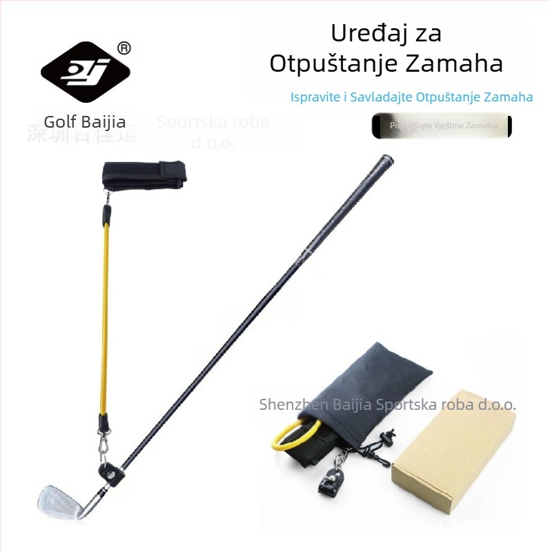 Baijia Golf Swing Release Trainer za muškarce i žene, elastično uže za vježbanje swing power Bj-232, loptica za golf