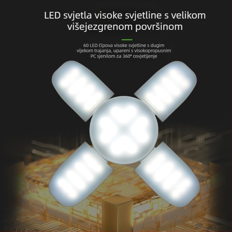 Prekogranična vruća rasprodaja Rasvjeta za dom Poklon svjetlo Solarna punjiva LED svjetiljka za šator Tri stranice Četiri stranice Vanjska svjetiljka za kampiranje